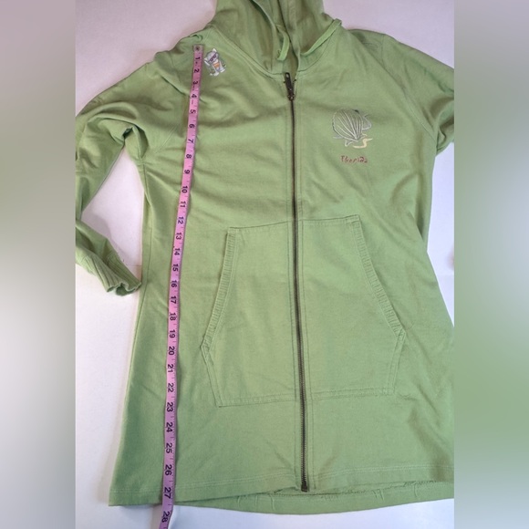 Florida Embroidered Green Zip-Up Hoodie (Medium) - Picture 10 of 13